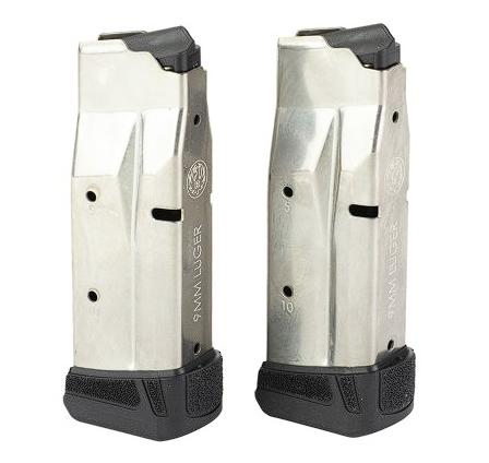 Ruger MAX 9 Magazine 9mm 12 Rounds Nickel 2-Pack